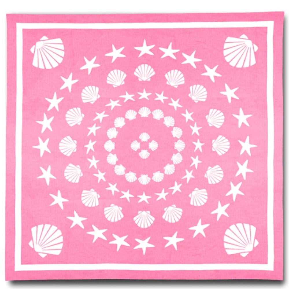 BEACH ROAD: Shells Beach Sheet.  Color: Light Pink - New